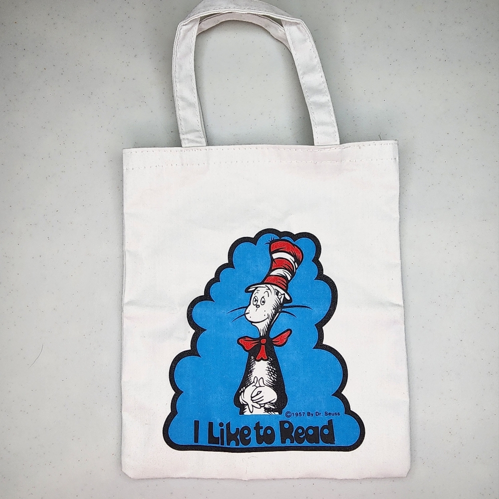 Kids Vintage Dr. Seuss Canvas Book Bag